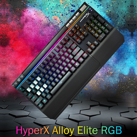HyperX Alloy Elite RGB 키보드 영문 넌클릭(갈축)